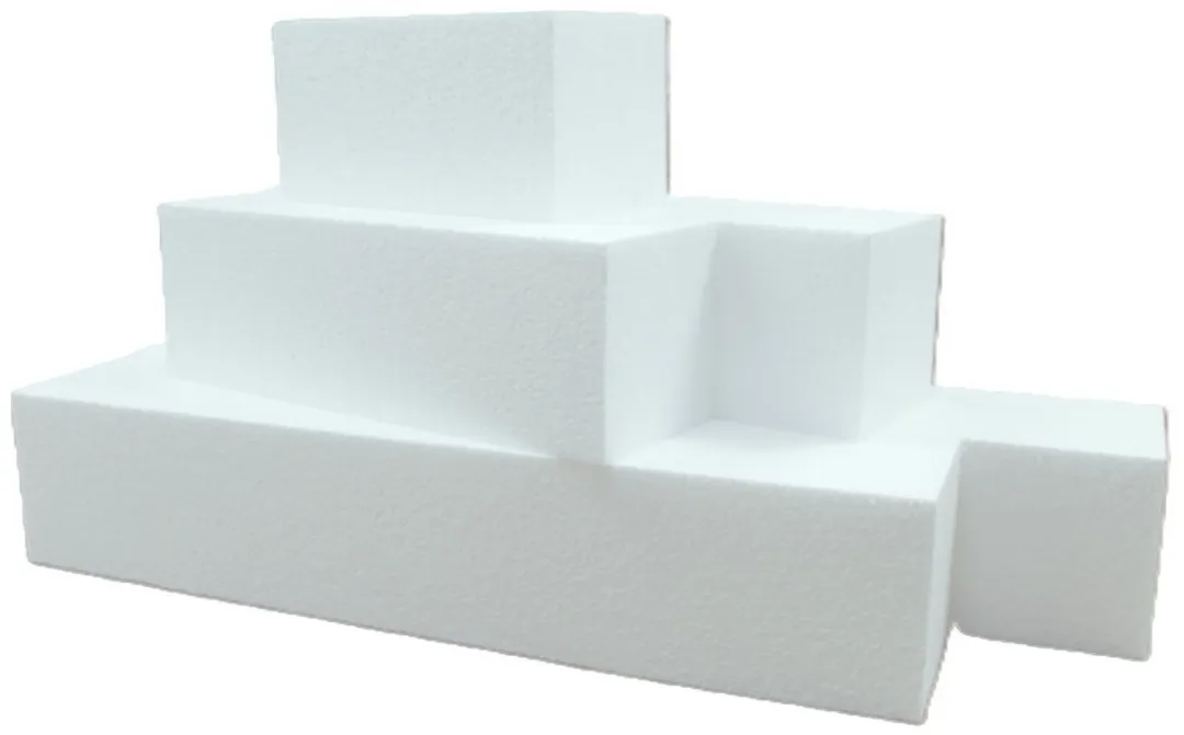 Bellatio Design Piepschuim Baksteen 40x10x10cm Wit