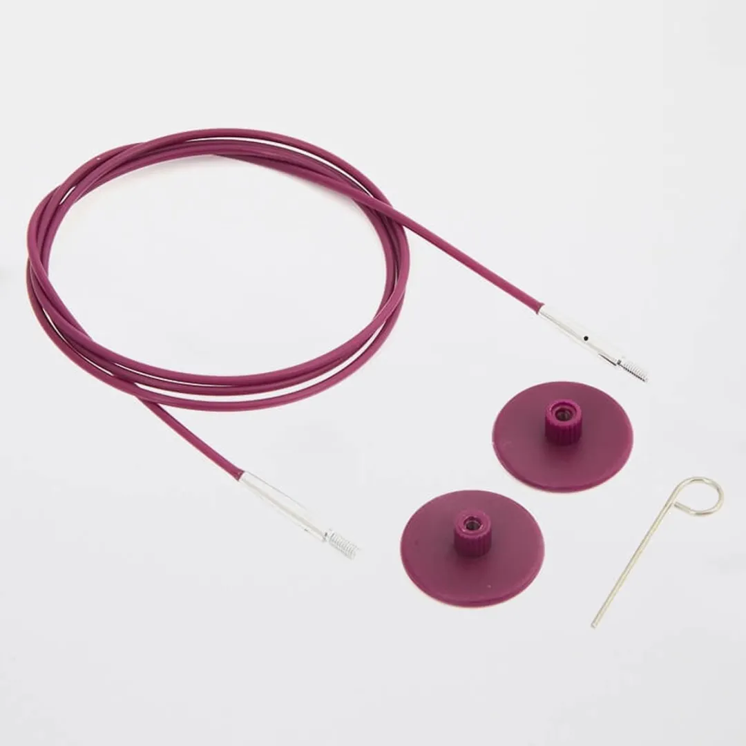 KnitPro Verwisselbare Snoeren 100cm - Paars
