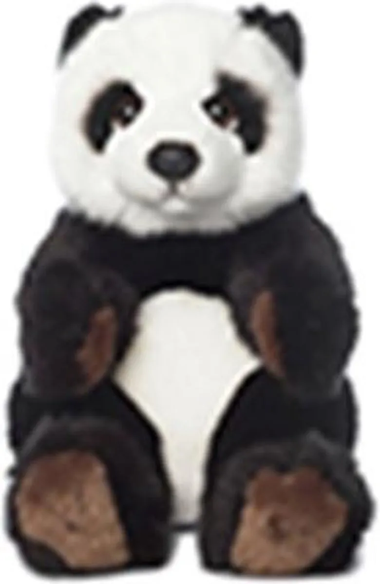 WNF Pluche Panda Floppy - 15 cm - Zwart/Wit