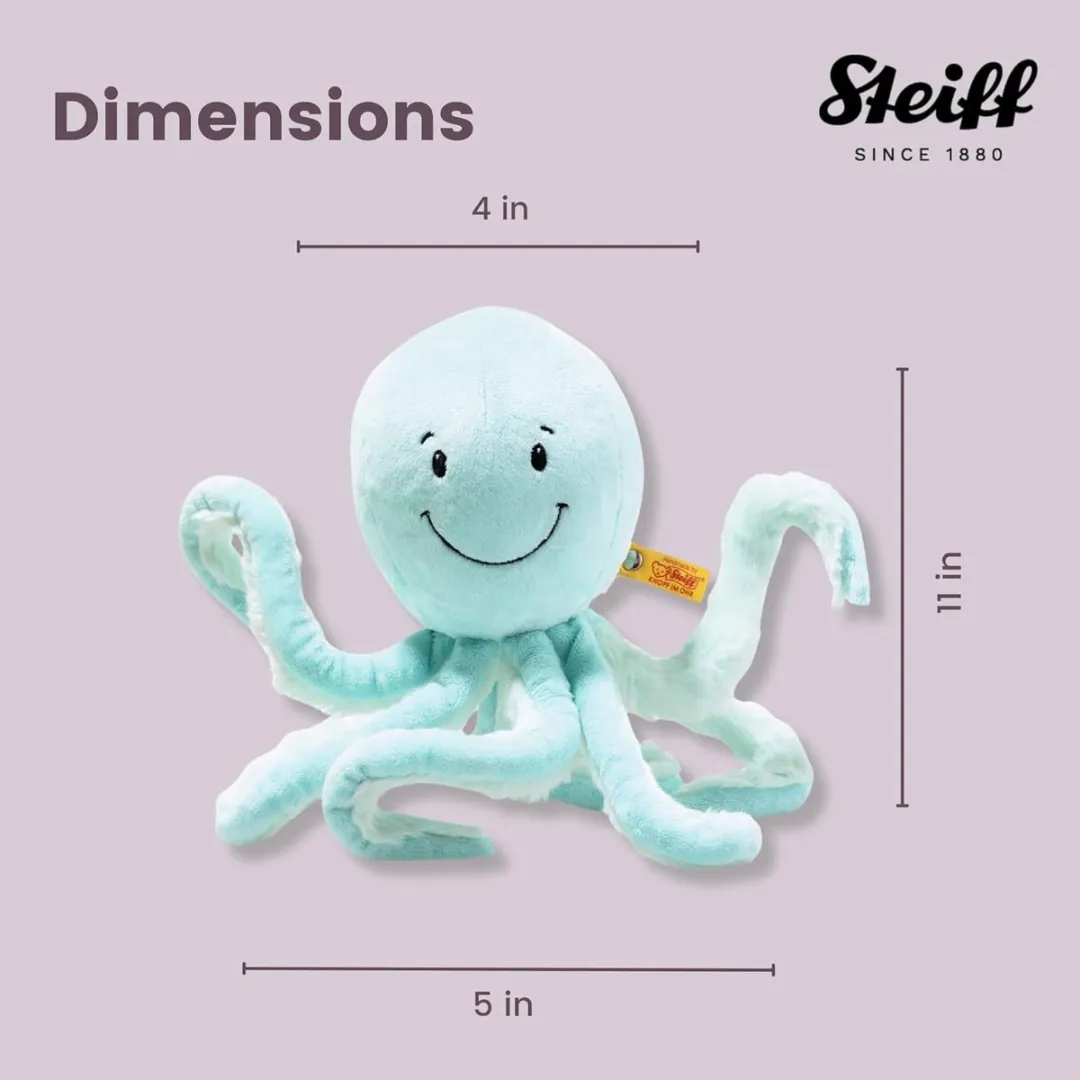 Steiff Soft Cuddly Friends Octopus - Turquoise