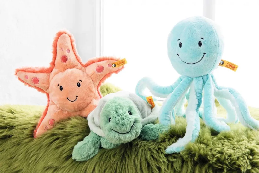 Steiff Soft Cuddly Friends Octopus - Turquoise