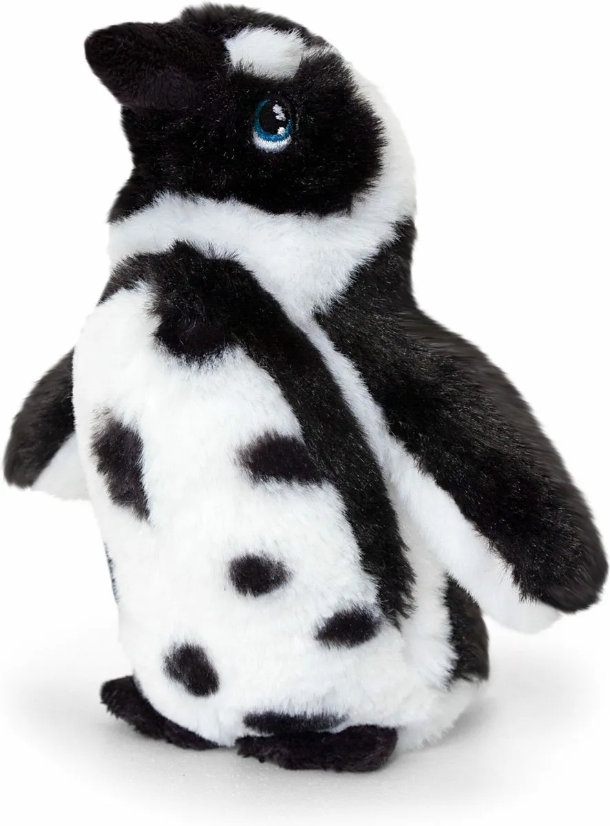 Keel Toys Humboldt Pinguïn Knuffel - 25cm - Wit/Zwart