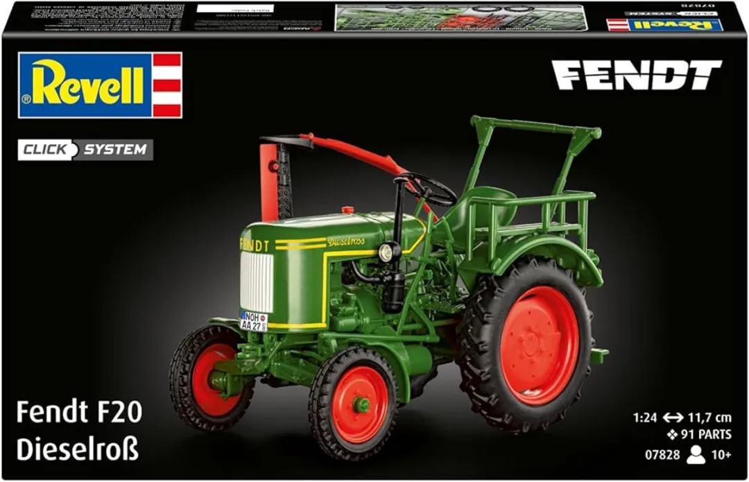 Revell Easy Click System Fendt F20 Dieselroß Modelbouwpakket 1:24 - Multi