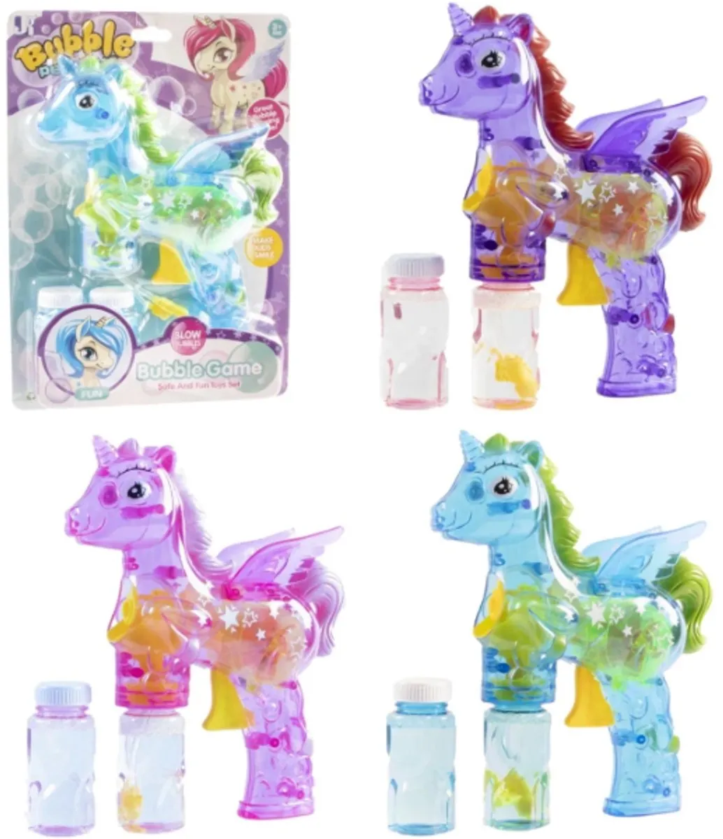 Jonotoys Bellenblaas Unicorn Pistool LED Dynamo