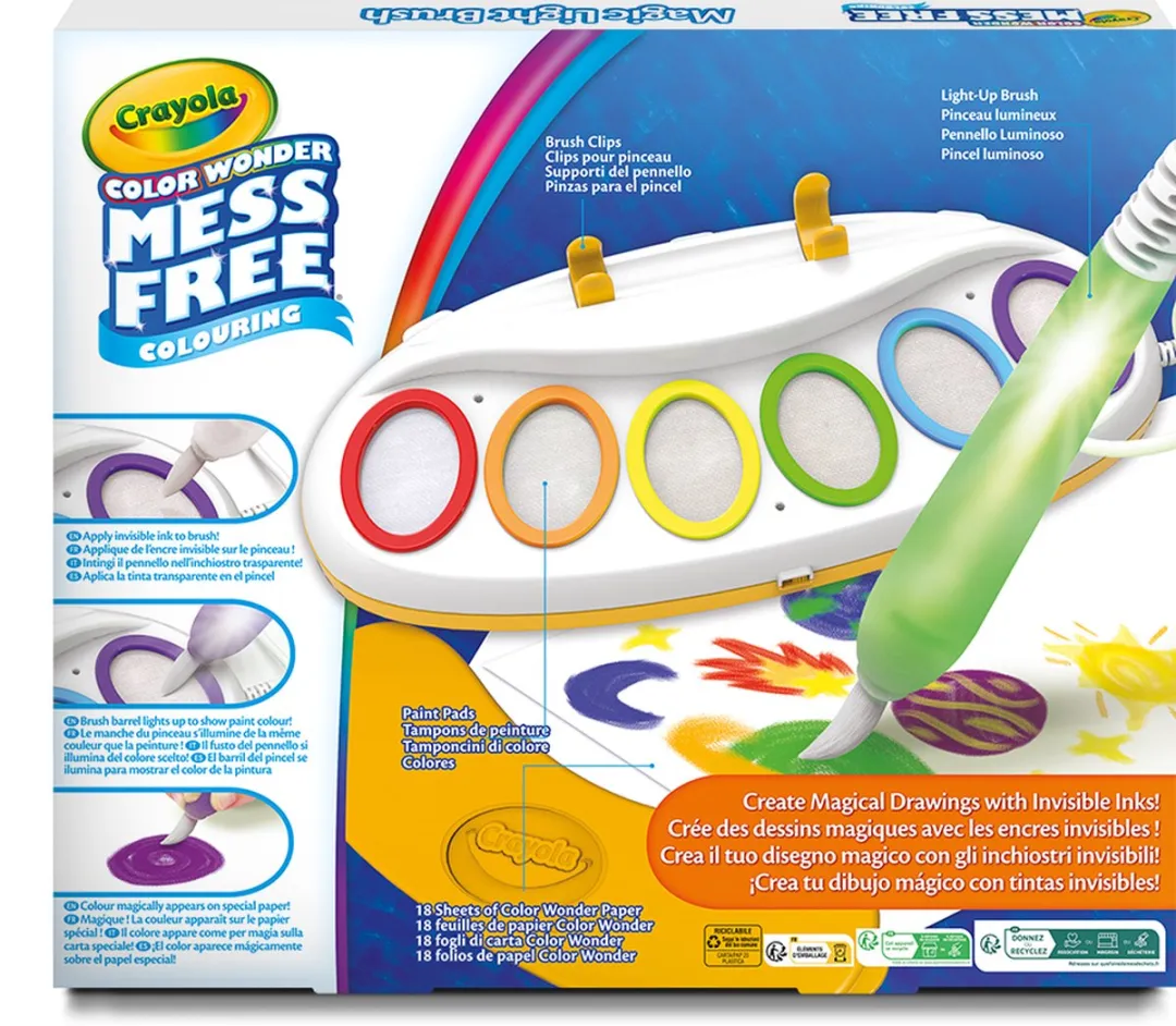 Crayola Colour Wonder Magic Light Brush Hobbypakket - Veelkleurig
