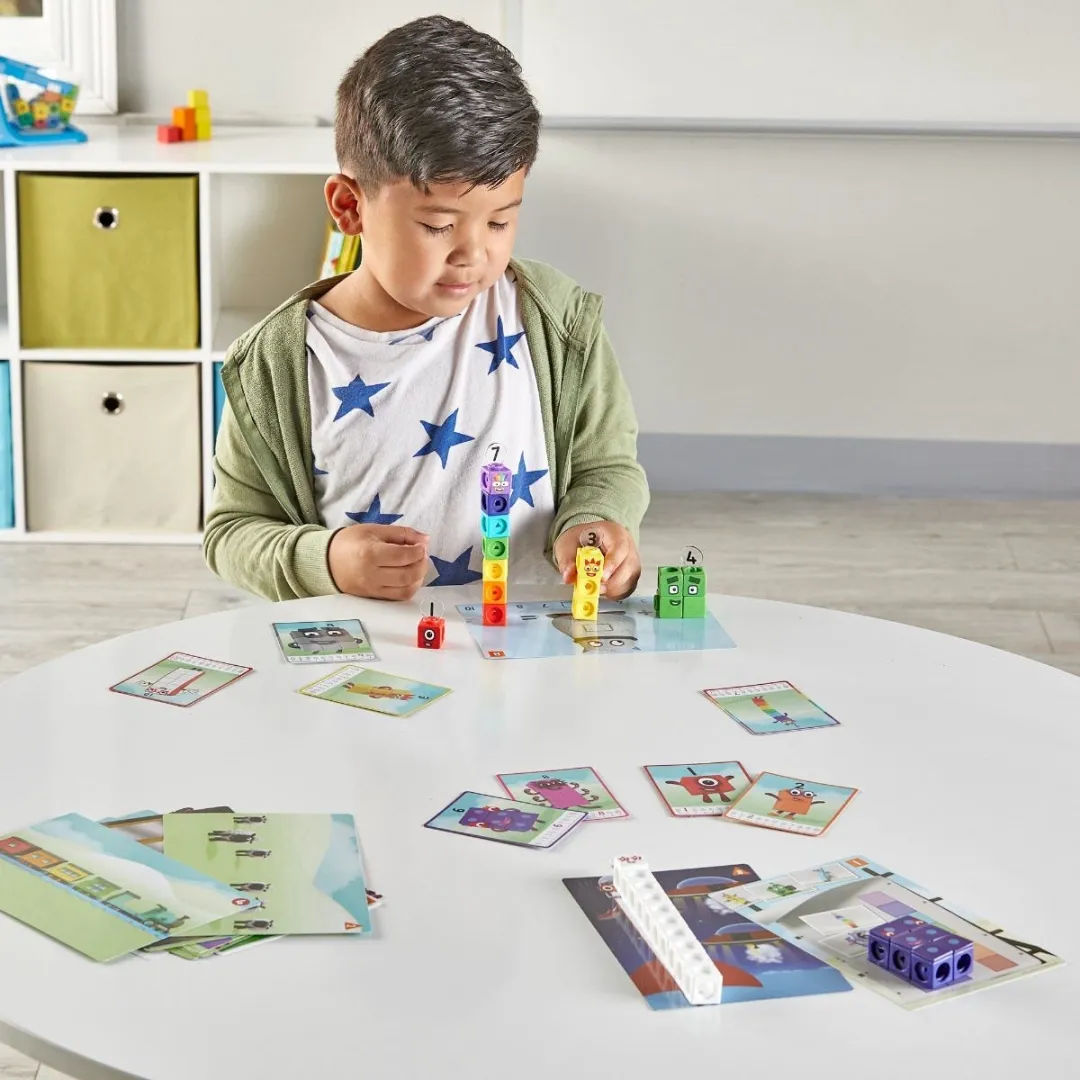 Learning Resources MathLink Cubes Number Blocks 1-10 Activiteiten Set LSP0949-UK
