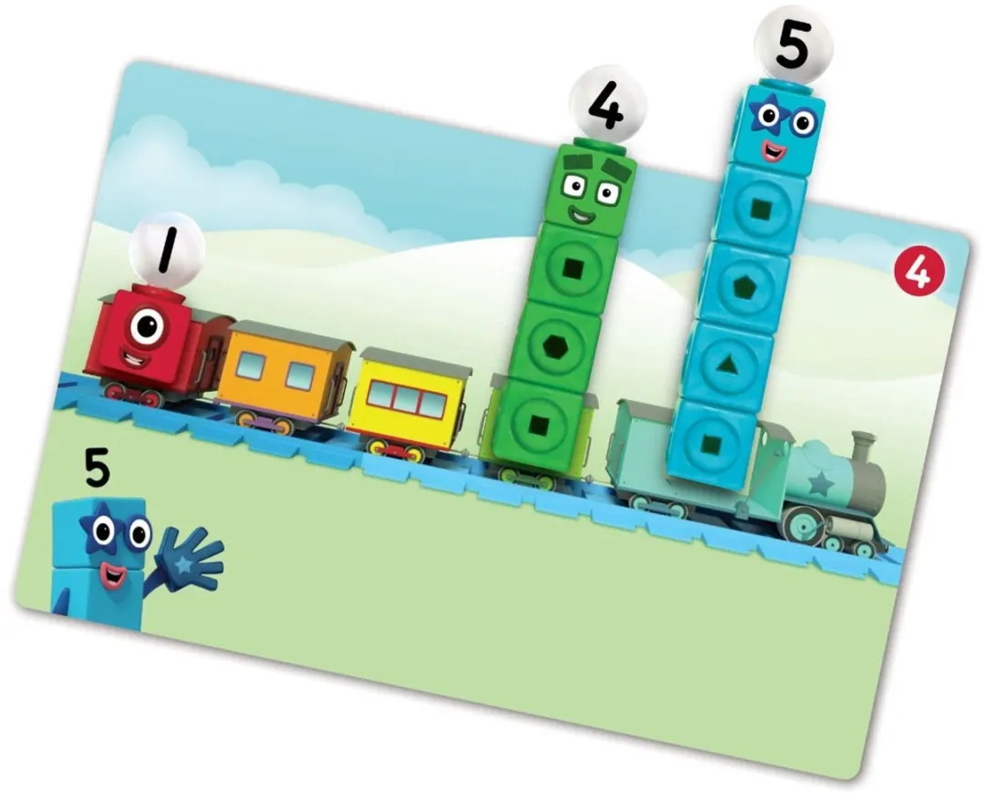 Learning Resources MathLink Cubes Number Blocks 1-10 Activiteiten Set LSP0949-UK