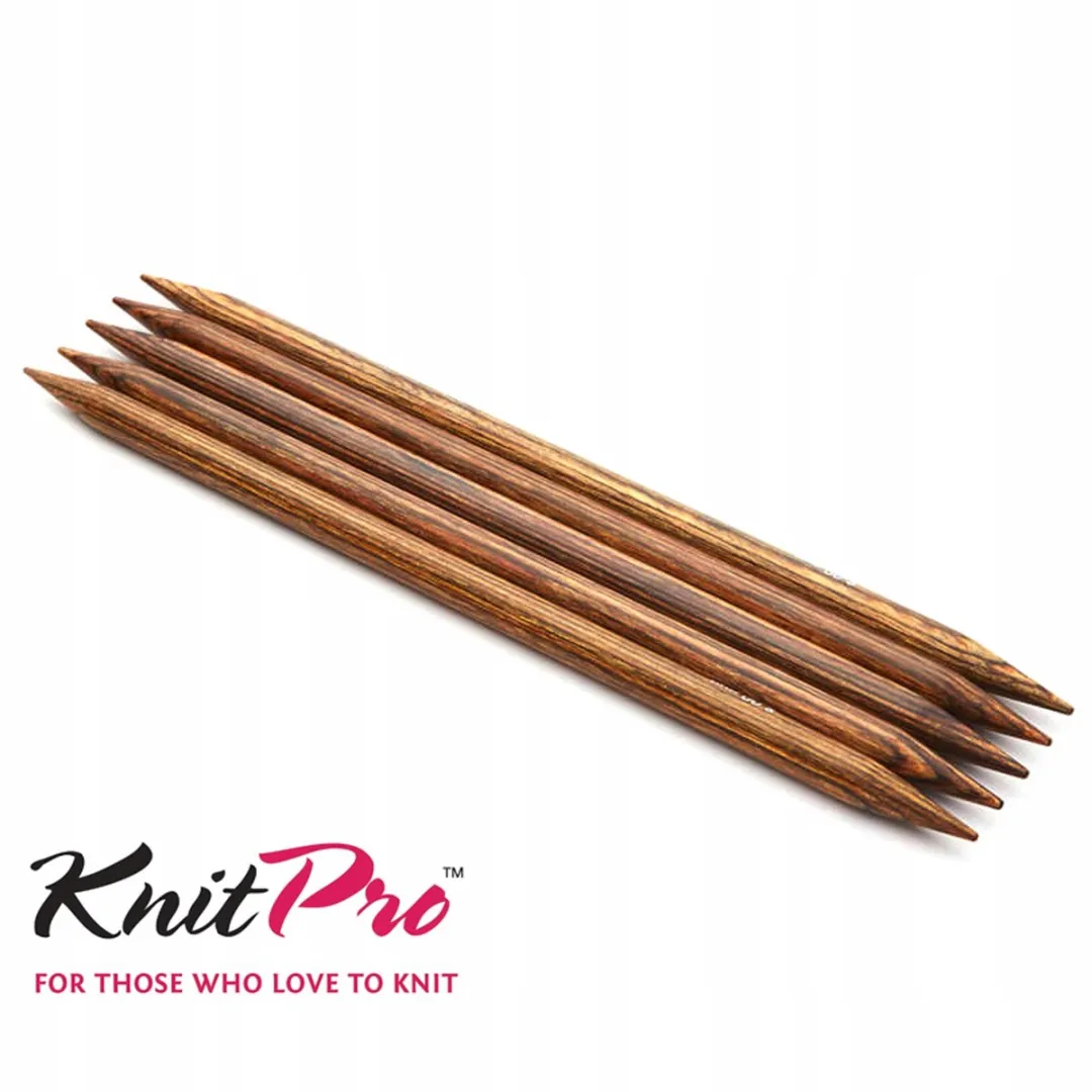 KnitPro Ginger Sokkenbreigaren 20cm - 3,25mm - Hout
