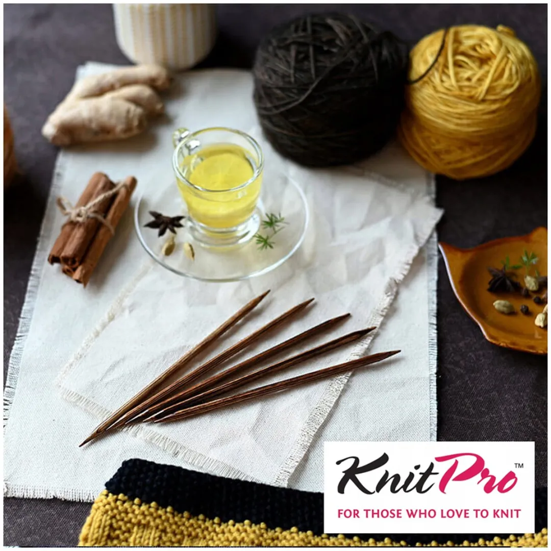 KnitPro Ginger Sokkenbreigaren 20cm - 3,25mm - Hout