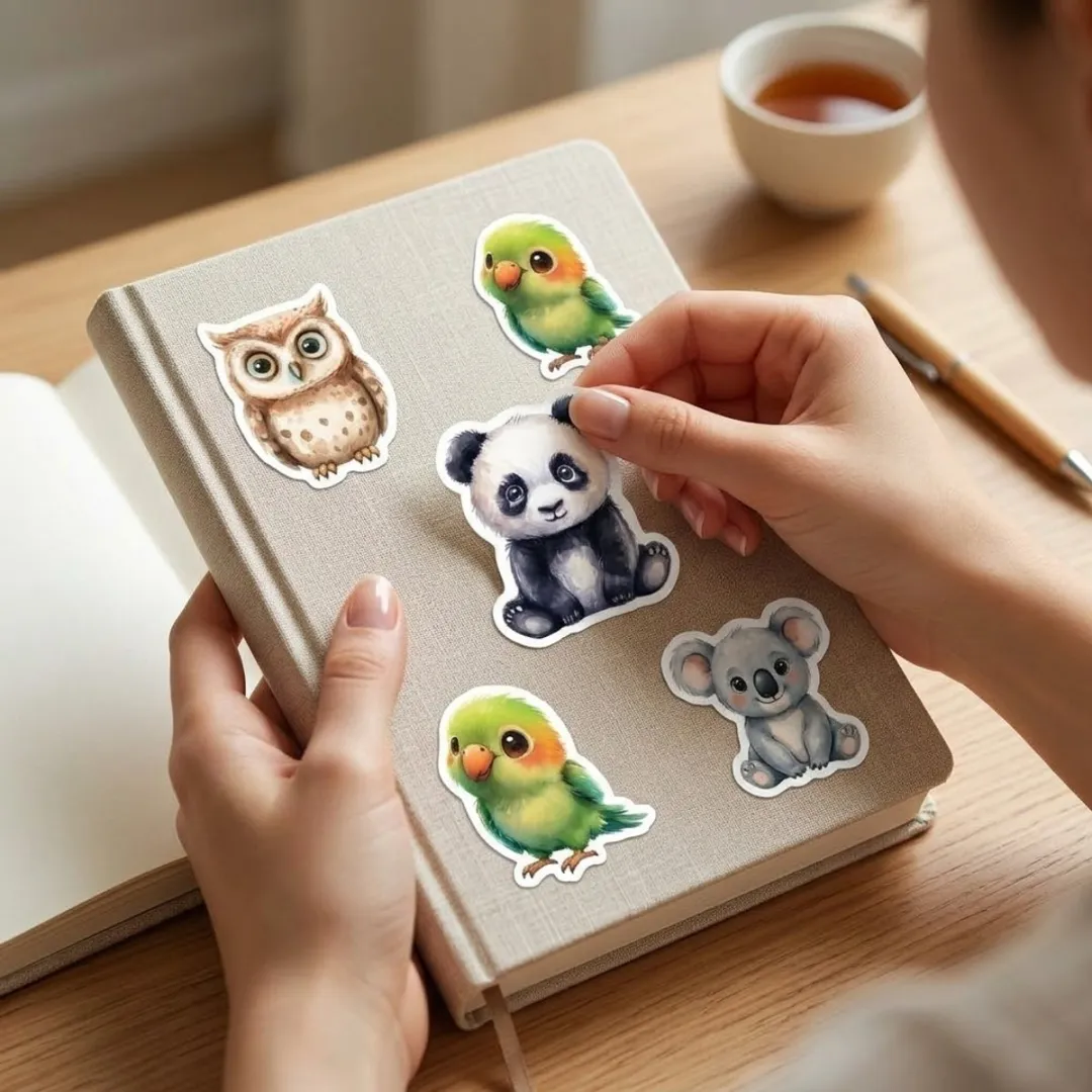 NUVEX Dieren Stickers Multikleur - 50 Stuks