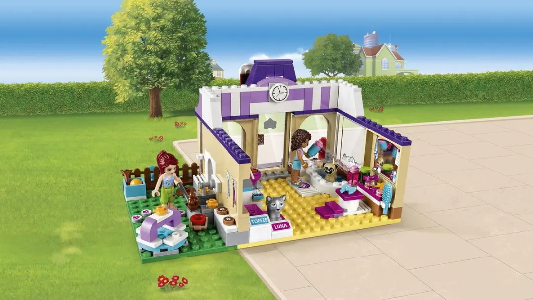 LEGO Heartlake Puppy Dagverblijf - 286 Stukken - Paars - afbeelding 6 van 6
