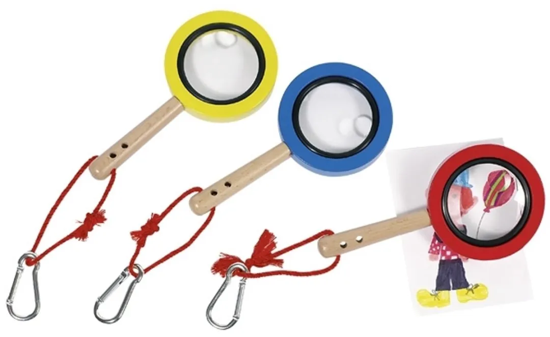 Goki Vergrootglas met Carabiner - Multicolor