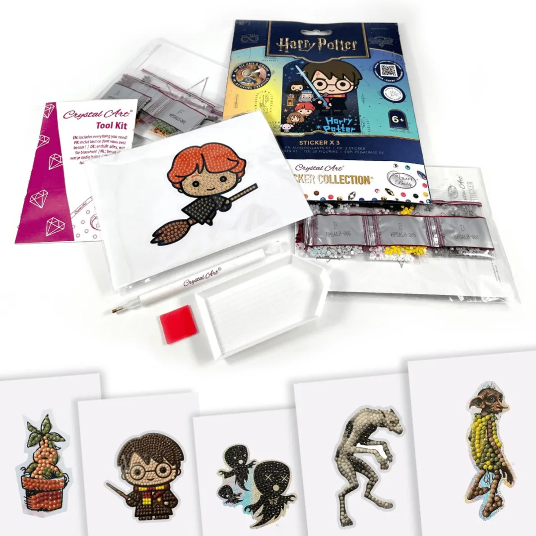 Harry Potter Crystal Art Starterpakket - Meerkleurig