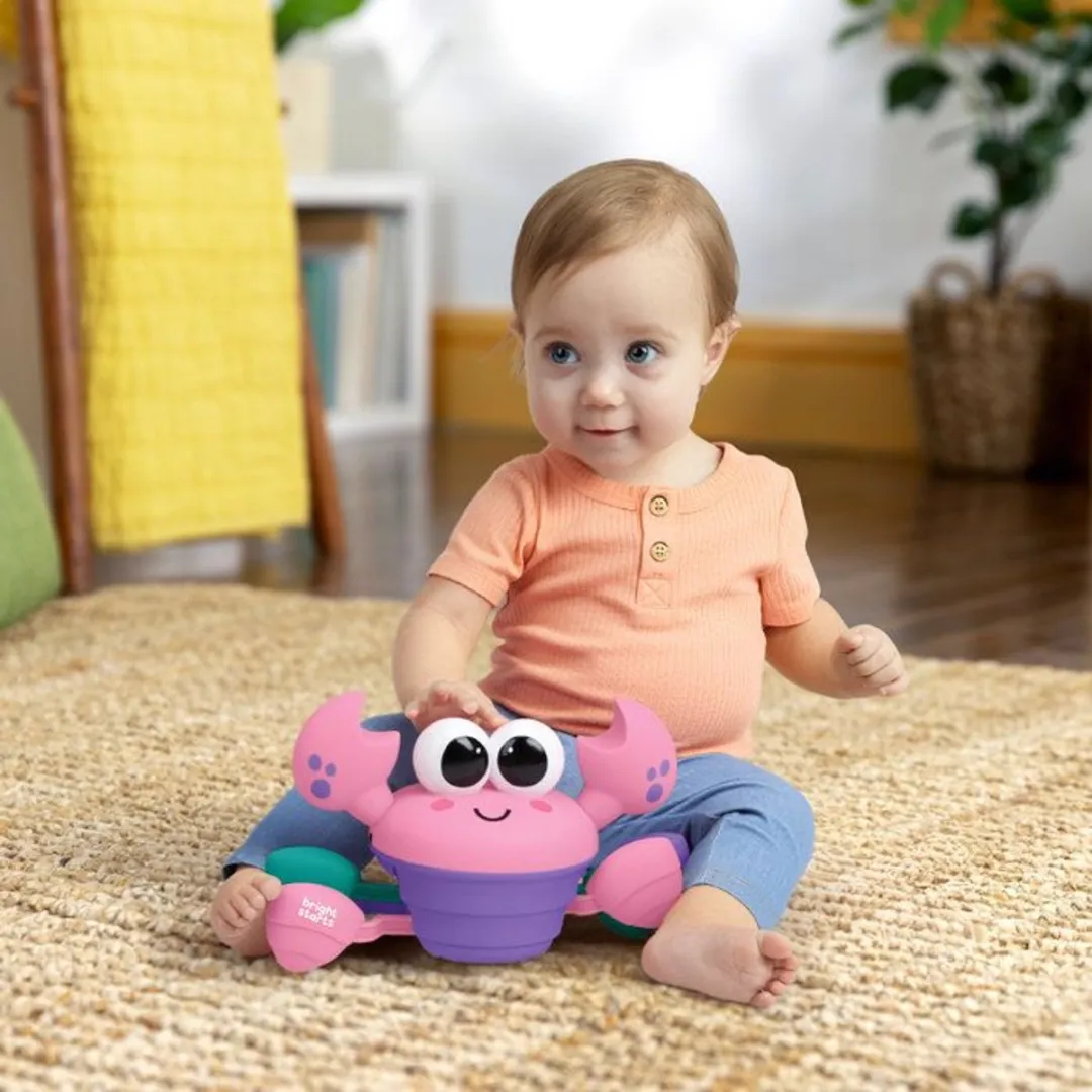 Bright Starts Muzikale Krab 6M+ - Roze