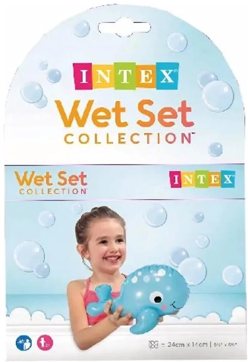 Intex Opblaasbare Dolfijn - 2 Stuks - Lichtblauw/Wit