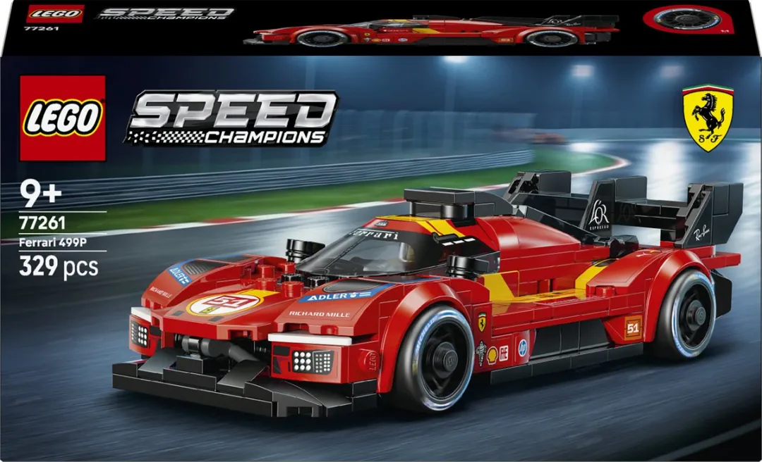 LEGO Speed Champions Ferrari 499P Bouwset 329 Stuks - Multicolor
