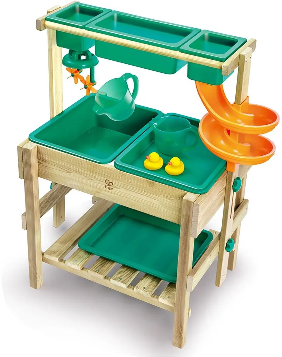 Hape Outdoor Zand-, Modder- en Waterspeeltafel E5600 - Meerkleurig