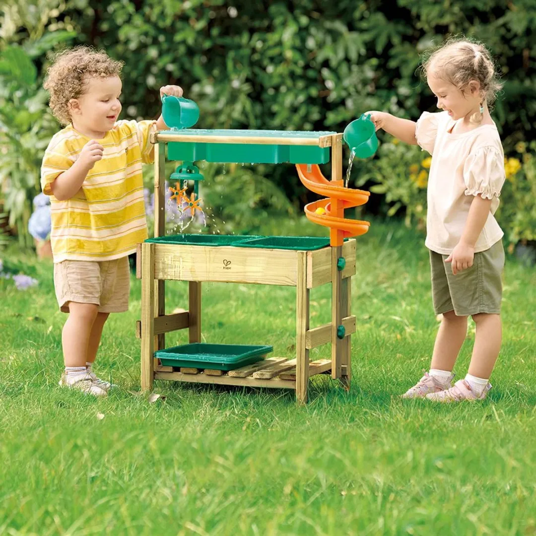 Hape Outdoor Zand-, Modder- en Waterspeeltafel E5600 - Meerkleurig