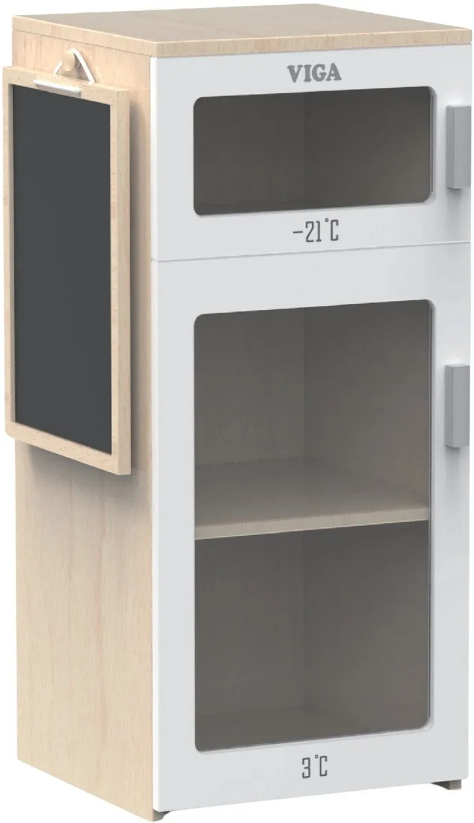 Viga Houten Koelkast Met Schoolbord