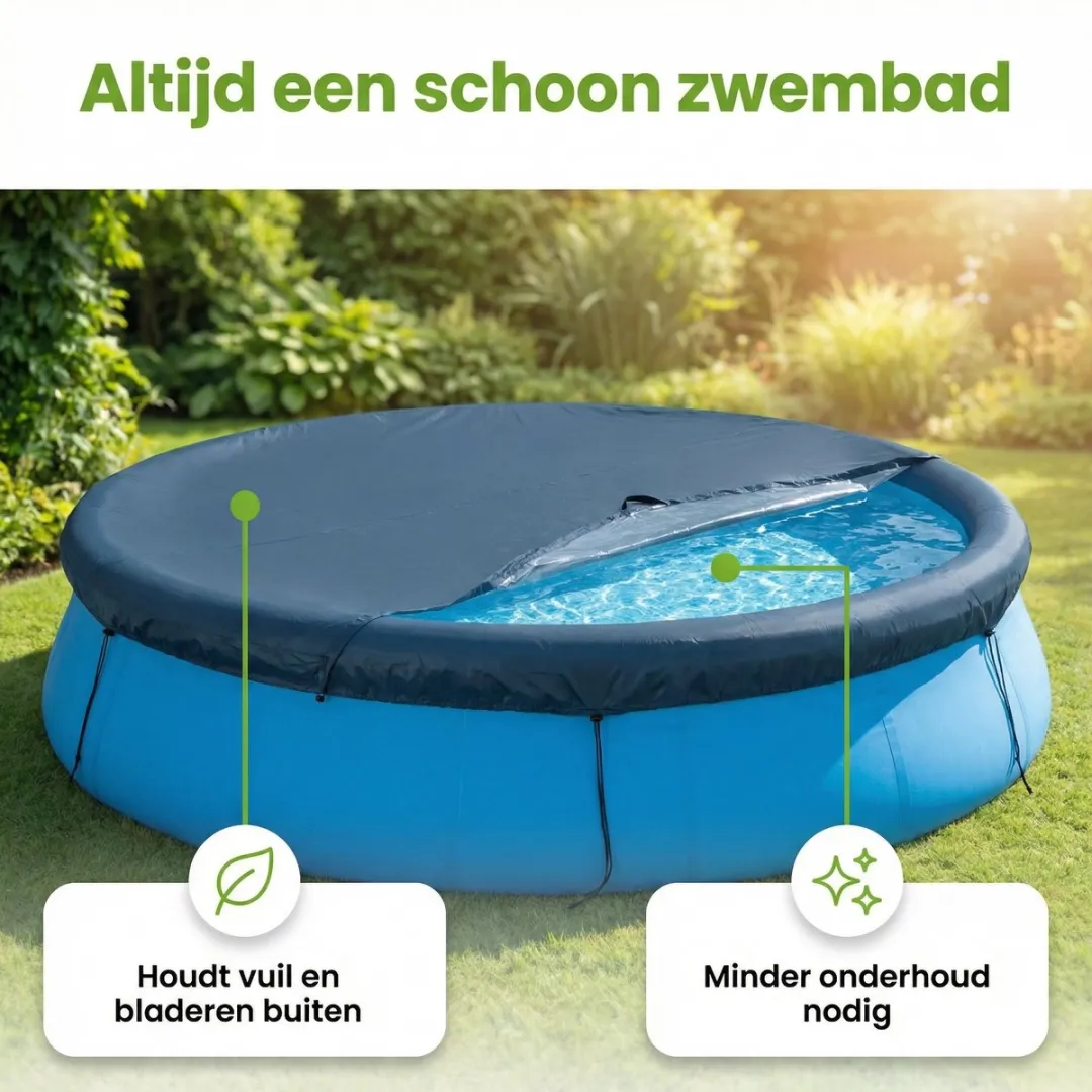 Intex Easy Set Afdekzeil 28023 - Ø457cm - Rond - Blauw