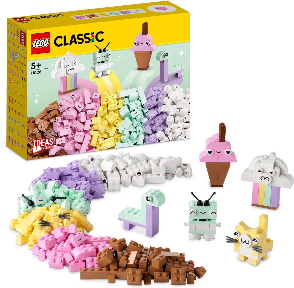 LEGO Classic Creatief Spelen met Pastelkleuren Set - 11028