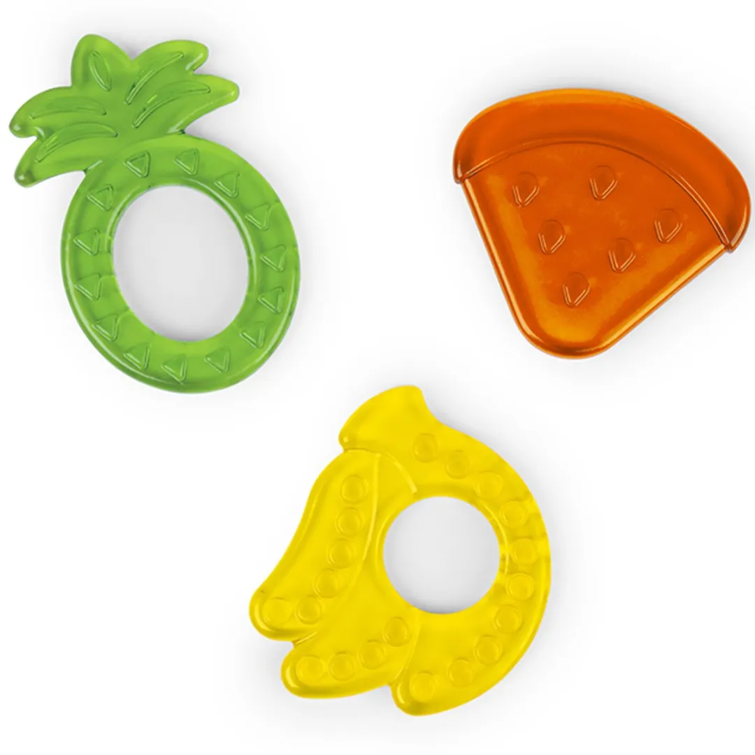 Bright Starts Baby Bijtring Fruitset 3 Stuks