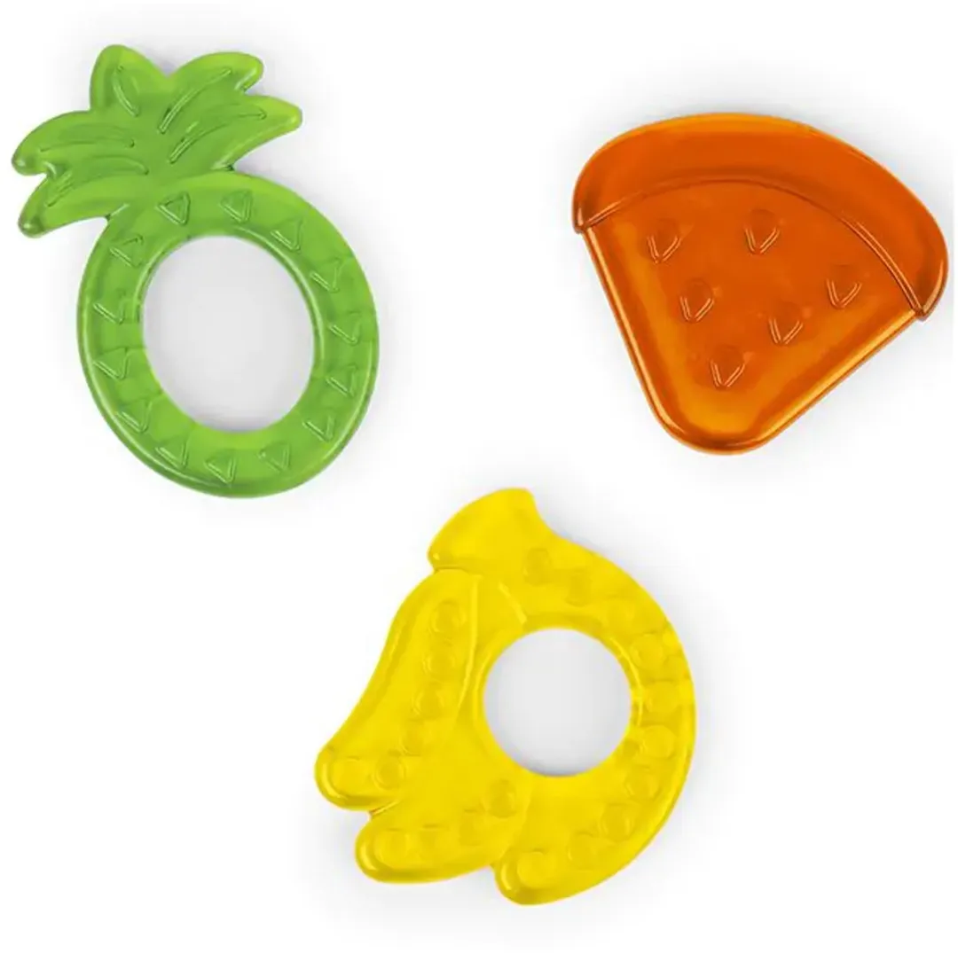 Bright Starts Baby Bijtring Fruitset 3 Stuks - Multicolor