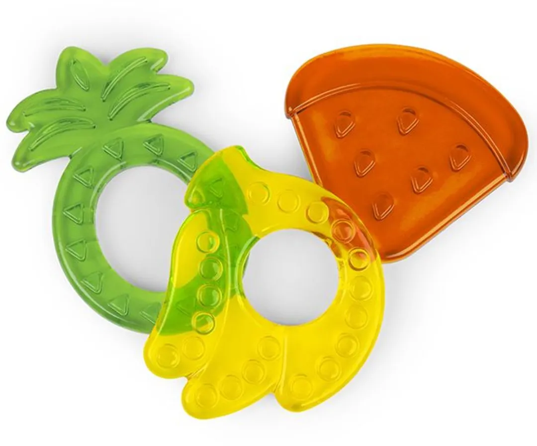 Bright Starts Baby Bijtring Fruitset 3 Stuks - Multicolor
