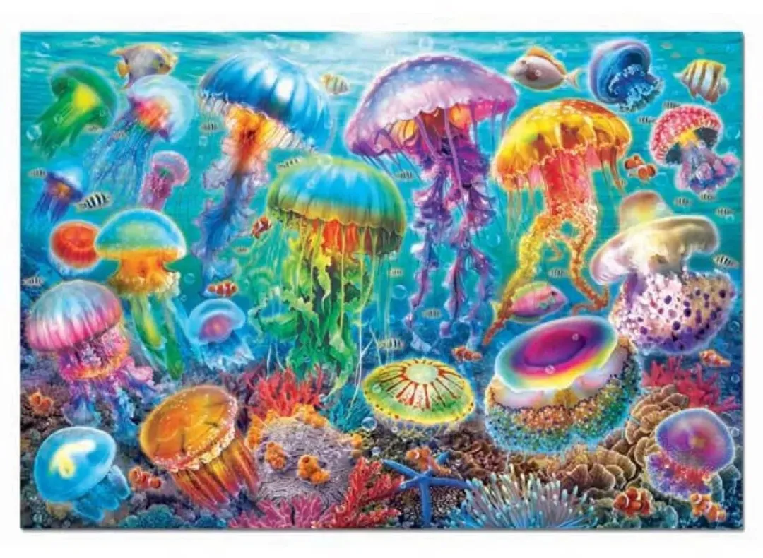 Educa Jellyfish 1000 Stuks Puzzel - Meerkleurig