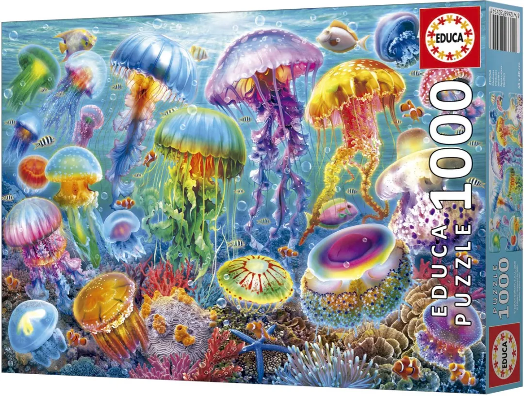 Educa Jellyfish 1000 Stuks Puzzel - Meerkleurig