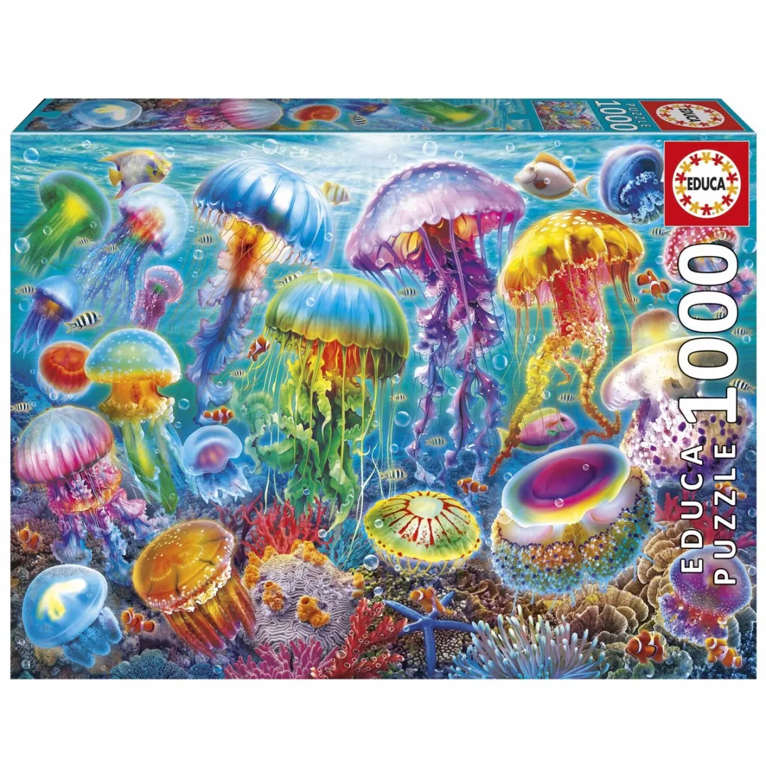 Educa Jellyfish 1000 Stuks Puzzel - Meerkleurig