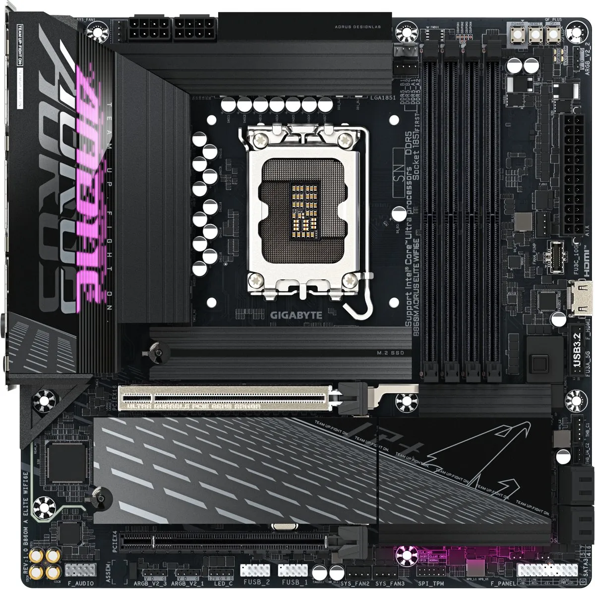Gigabyte B860M A ELITE WIFI6E Moederbord - Micro-ATX - afbeelding 6 van 6
