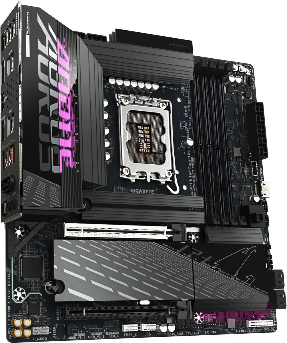 Gigabyte B860M A ELITE WIFI6E Moederbord - Micro-ATX