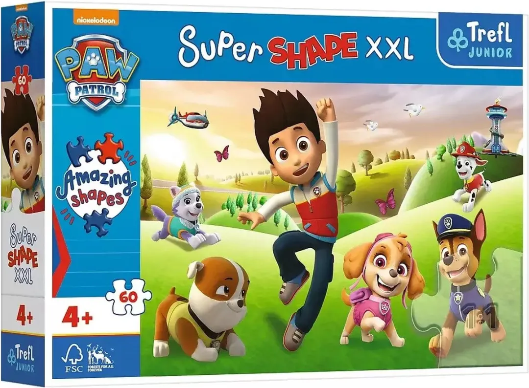 Trefl Lachende Honden PAW Patrol 60 Stuks - Meerkleurig