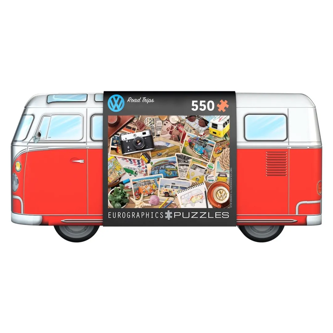 Eurographics VW Road Trips Puzzel 550 Stuks - Meerkleurig