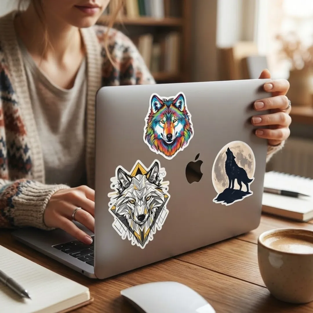 NUVEX Wolf Stickers Multicolor - 50 Stuks