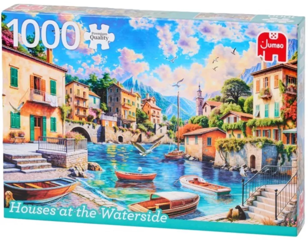 Jumbo Puzzel Houses at the Waterside 1000 Stuks
