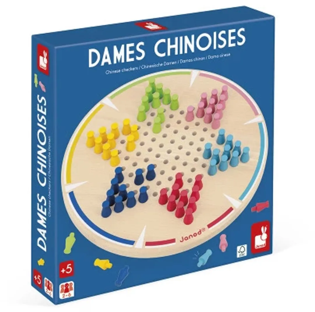 Janod Chinees Dammen - 2-6 Spelers