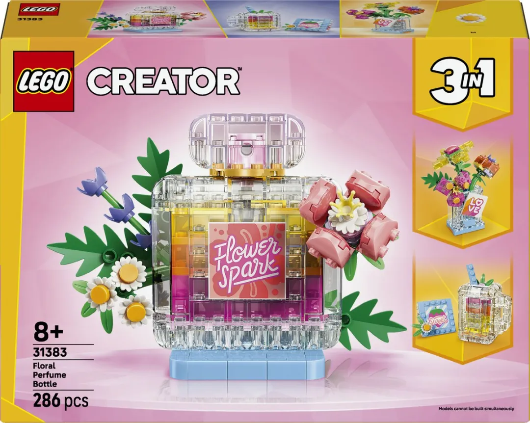 LEGO Creator 3in1 Parfumfles 31383 - 286 Stukken - Meerkleurig
