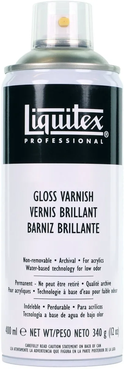 Liquitex Vernis Spray Glans 400ml