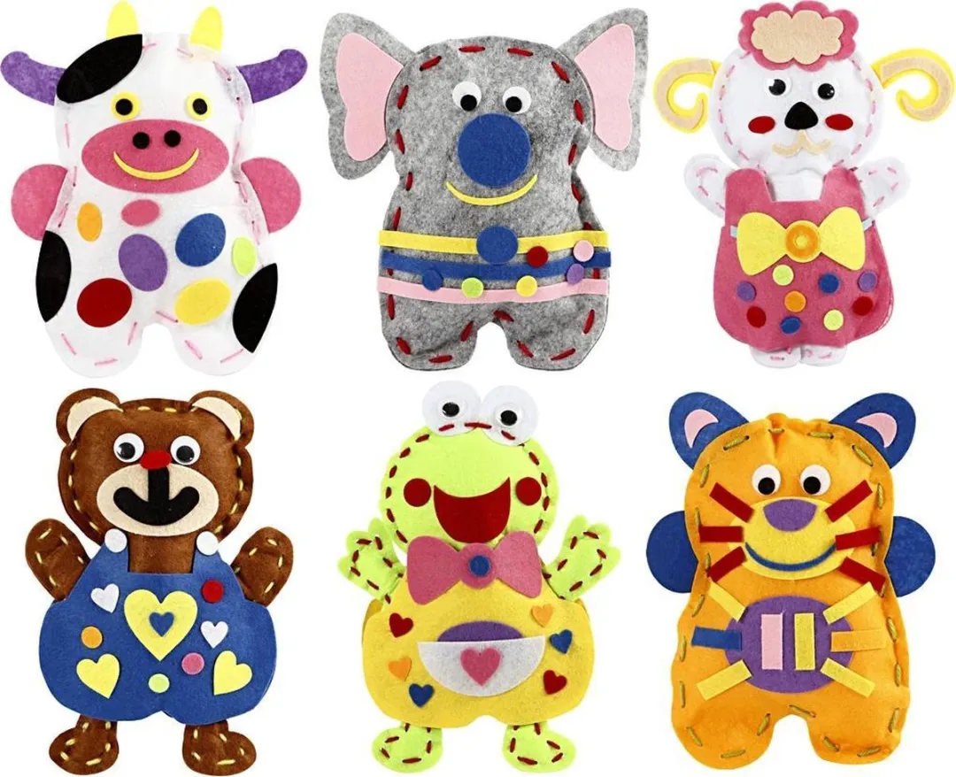 Creativ Company Funny Friends - 18 Stuks
