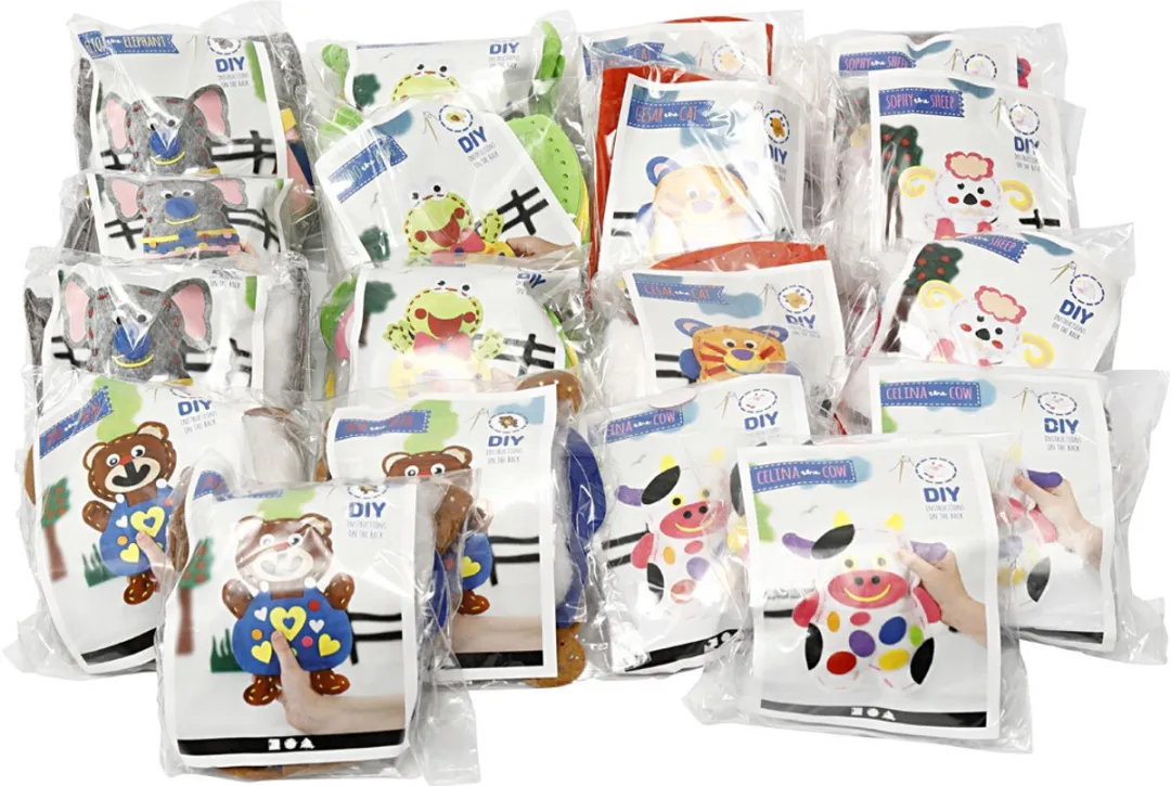 Creativ Company Funny Friends - 18 Stuks
