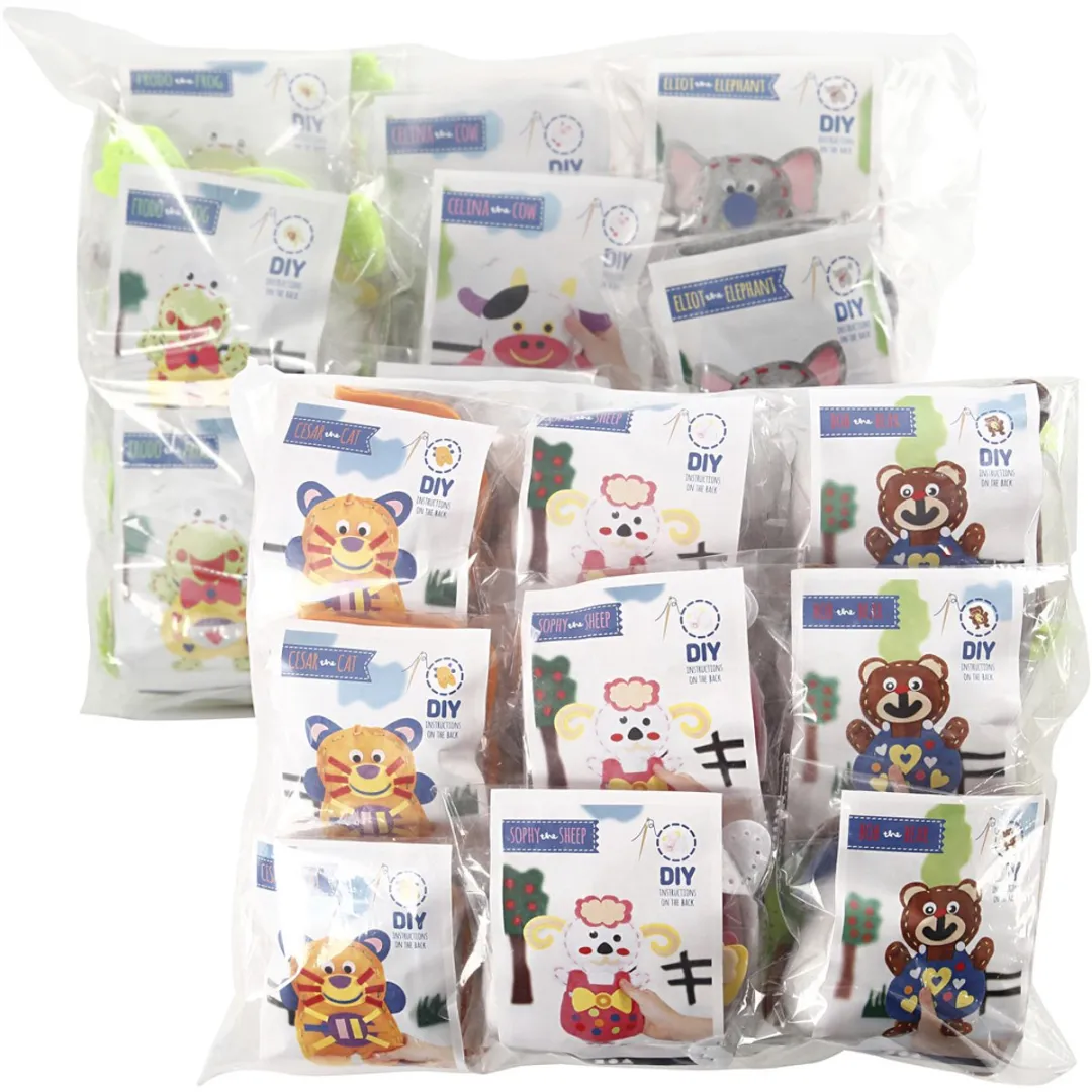 Creativ Company Funny Friends - 18 Stuks