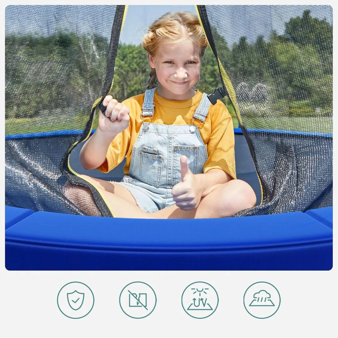Songmics STP6FT Trampolinerandafdekking Ø183cm - Blauw