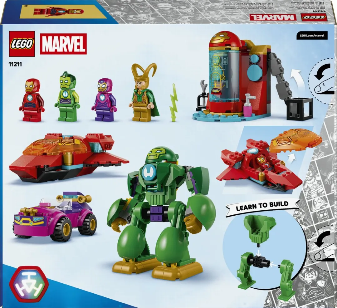 LEGO Marvel Iron Man en Loki Team 11211 - 204 Stukken - Meerkleurig - afbeelding 6 van 6