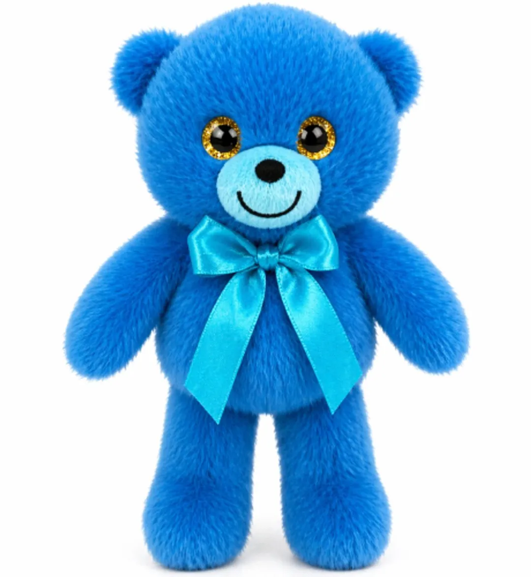 Topknuffels Teddybeer Blauw 20cm Pluche Knuffel