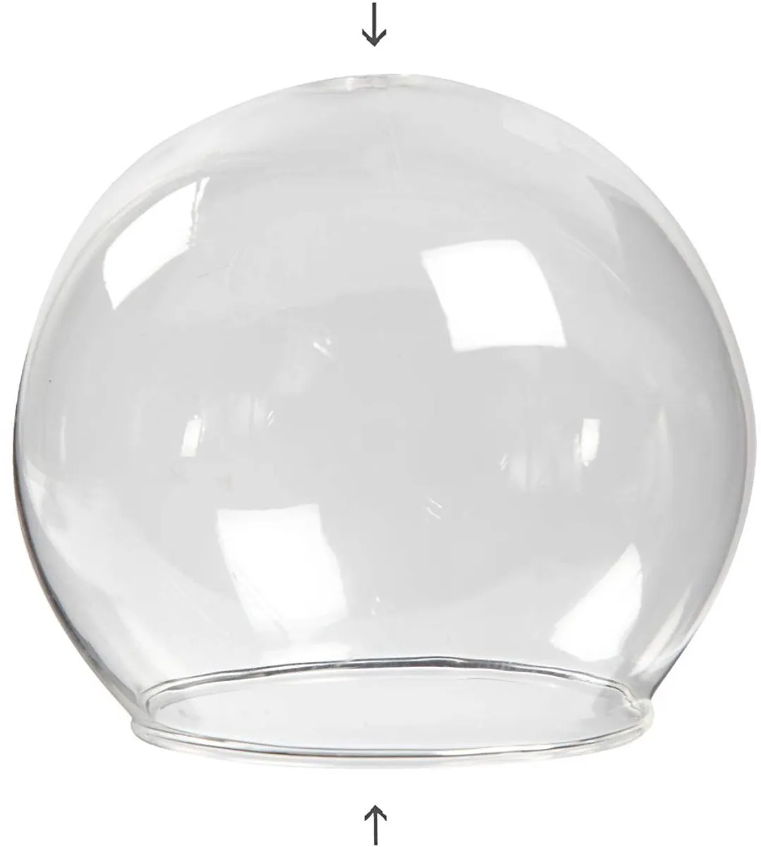Creativ Company Creotime Glazen Decoratie 4 Stuks 7,1x8cm Transparant