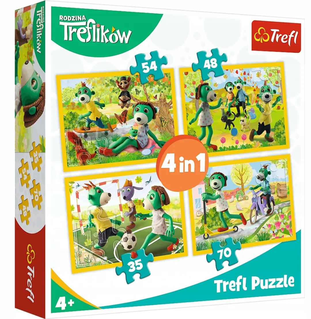 Trefl Gezellige Puzzel 4-in-1 Multicolor