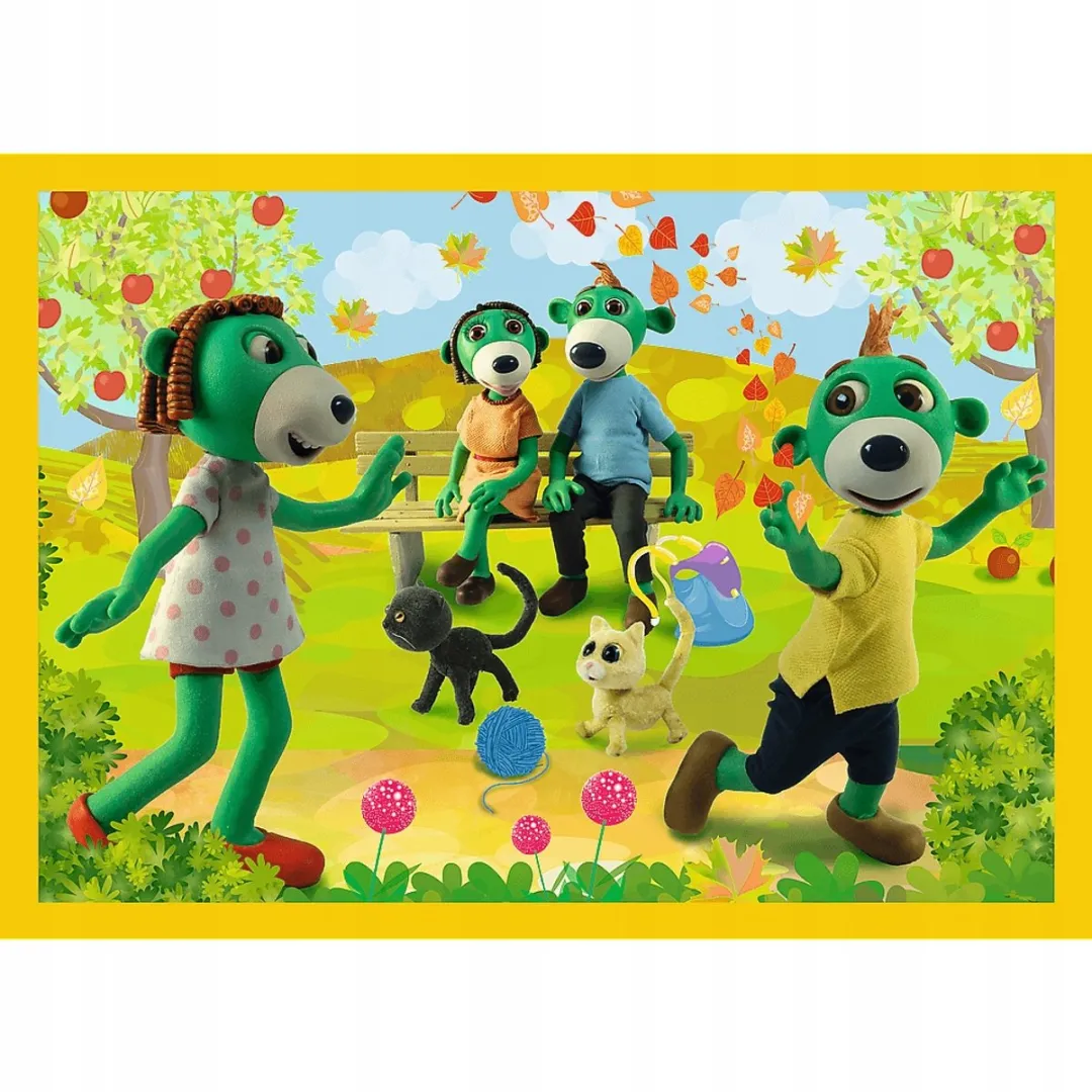 Trefl Gezellige Puzzel 4-in-1 Multicolor - 207 Stuks