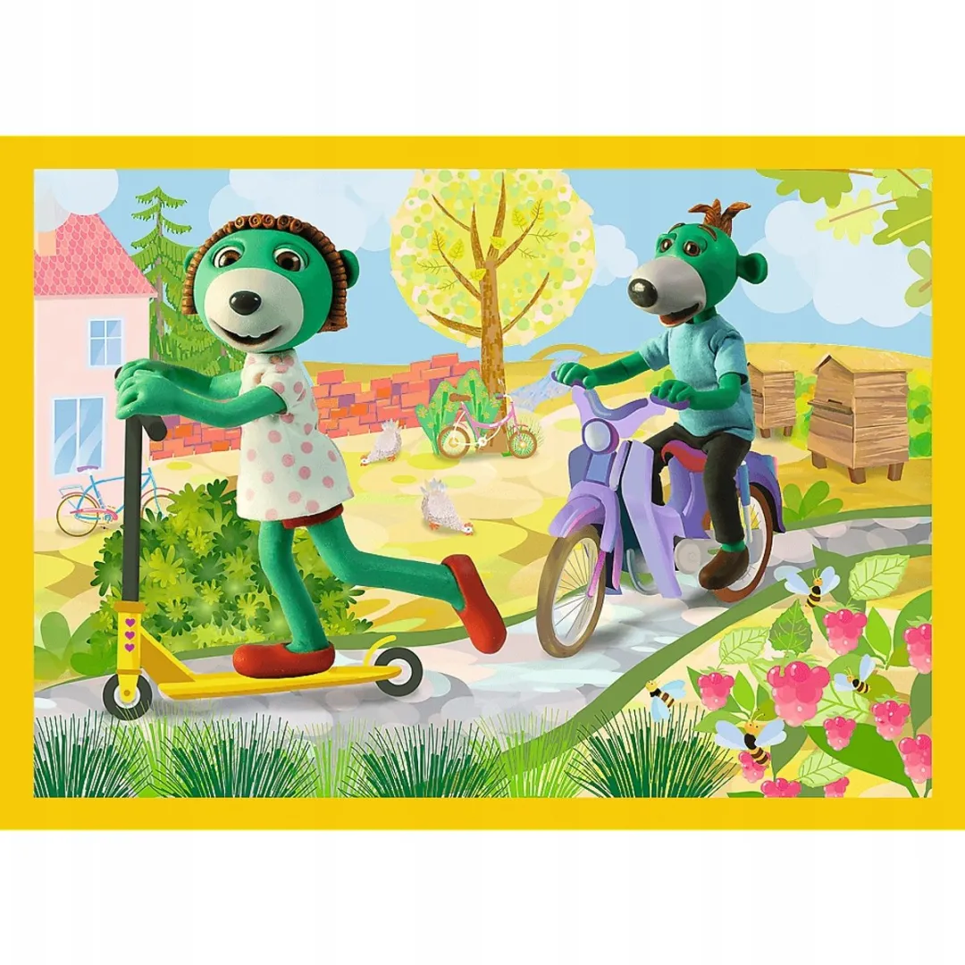 Trefl Gezellige Puzzel 4-in-1 Multicolor - 207 Stuks